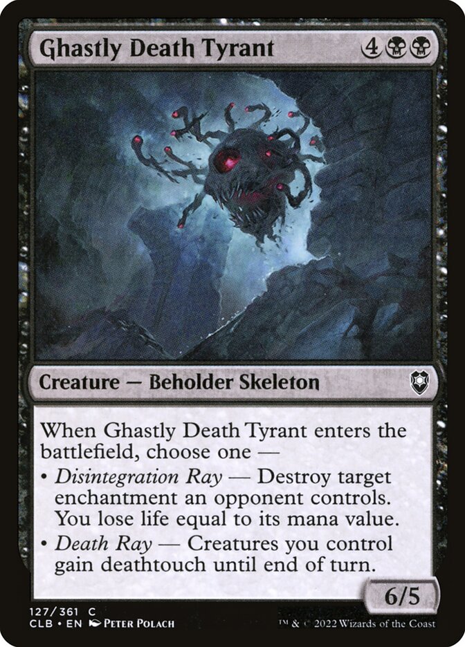Ghastly Death Tyrant 127 (Commander Legends: Battle for Baldur's Gate)  | Good Games Adelaide SA