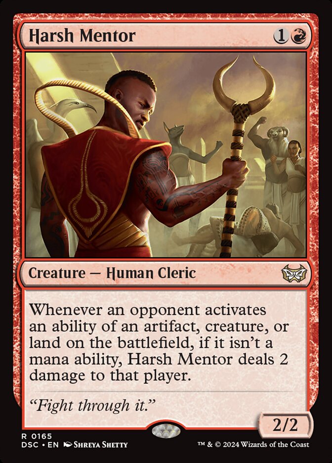 Harsh Mentor 165 (Commander: Duskmourn: House of Horror)  | Good Games Adelaide SA