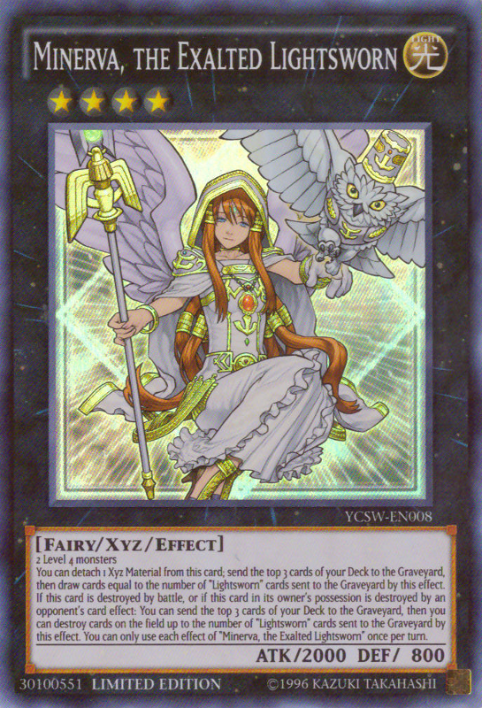 Minerva, the Exalted Lightsworn [YCSW-EN008] Super Rare | Good Games Adelaide SA
