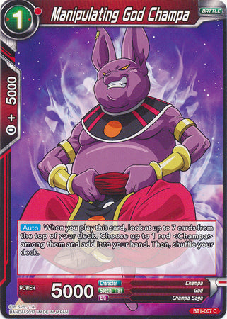 Manipulating God Champa [BT1-007] | Good Games Adelaide SA