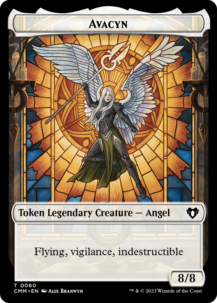Copy (54) // Avacyn Double-Sided Token [Commander Masters Tokens] | Good Games Adelaide SA