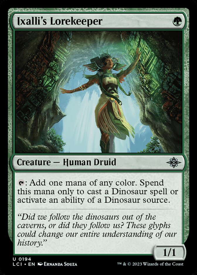Ixalli's Lorekeeper 194 (The Lost Caverns of Ixalan)  - Foil | Good Games Adelaide SA