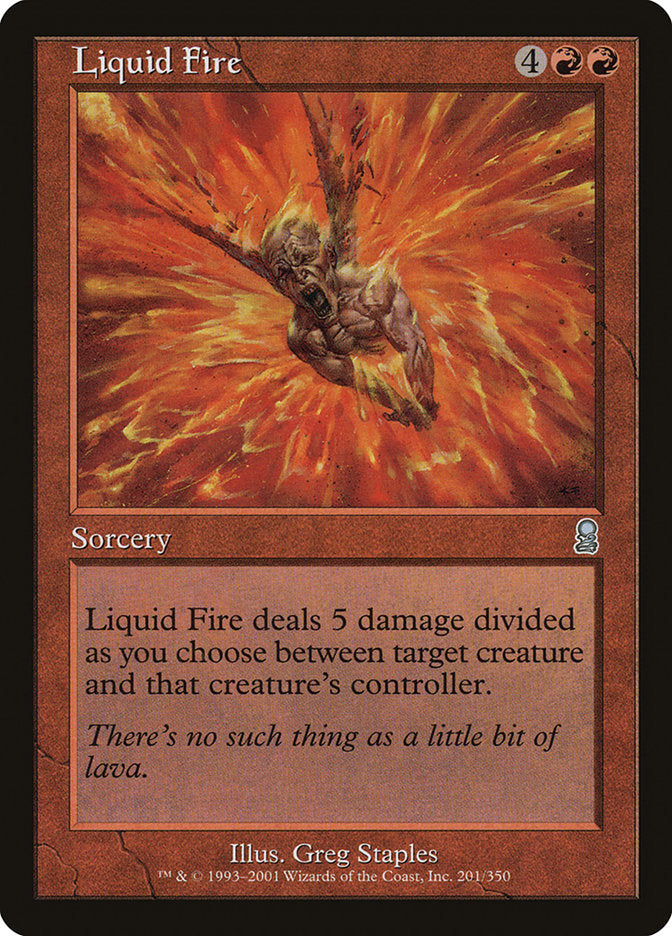 Liquid Fire 201 (Odyssey)  - Foil | Good Games Adelaide SA