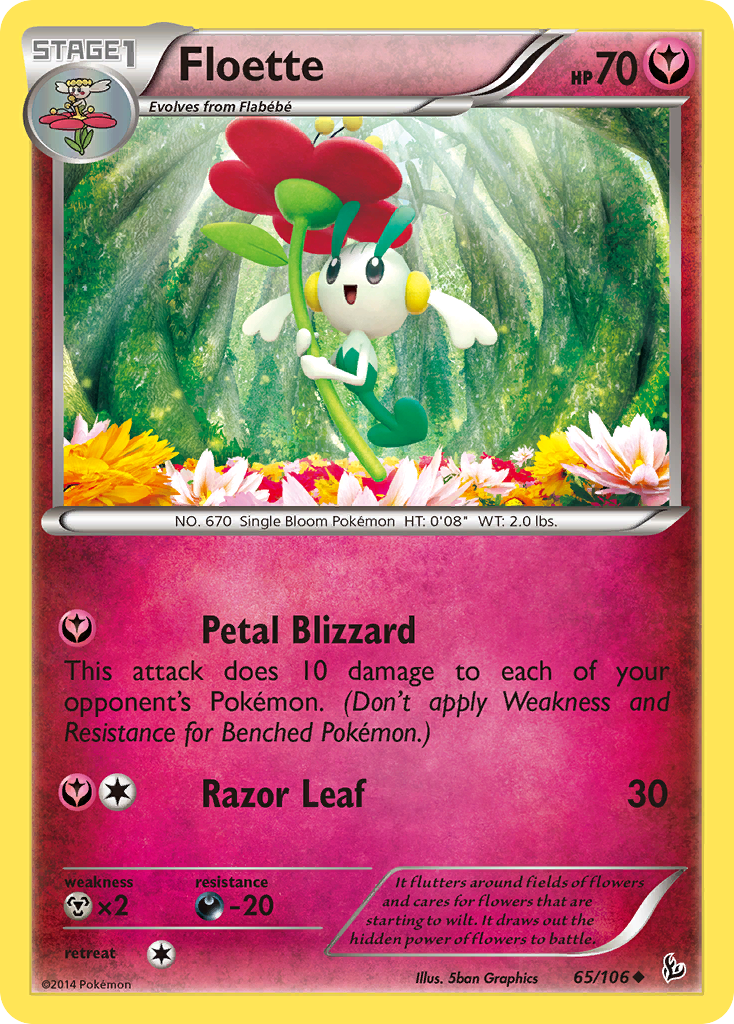 Floette (65/106) [XY: Flashfire] | Good Games Adelaide SA