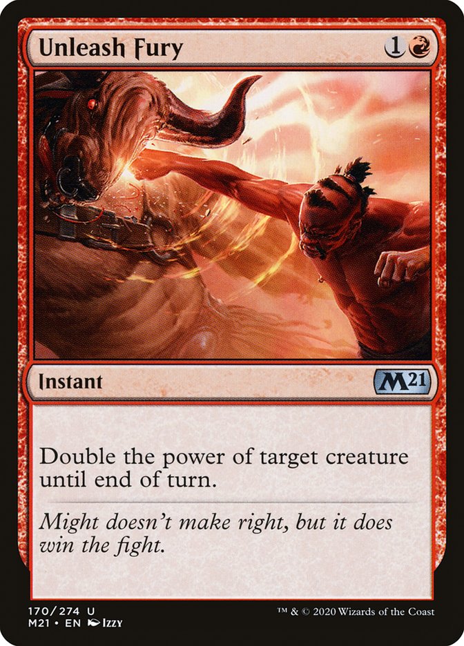 Unleash Fury 170 (Core Set 2021)  - Foil | Good Games Adelaide SA