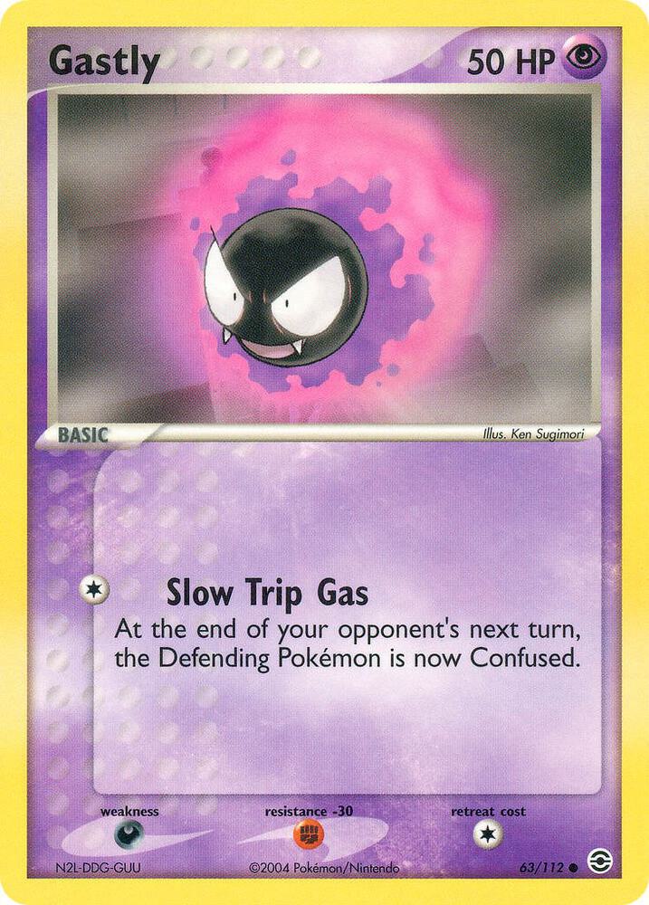 Gastly 63/112 (FireRed & LeafGreen)  - Reverse Holofoil | Good Games Adelaide SA