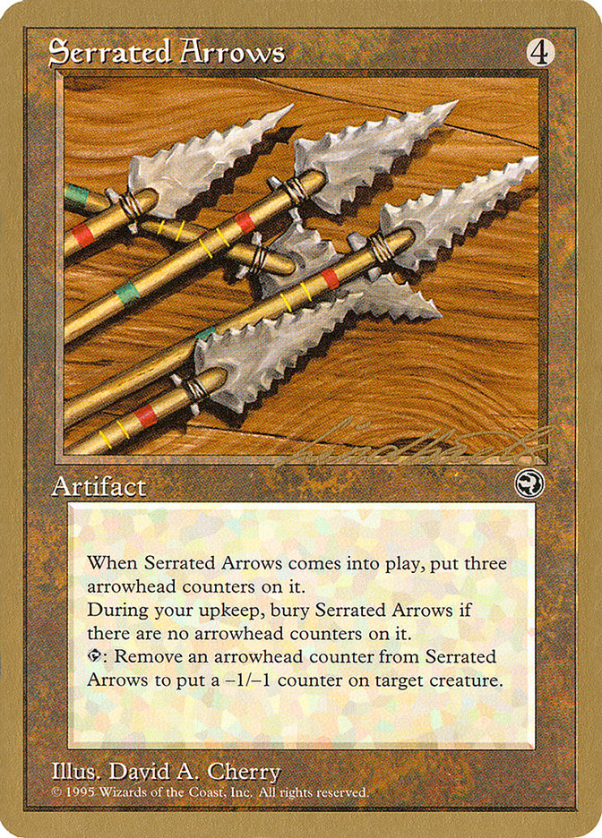 Serrated Arrows (Leon Lindback) [Pro Tour Collector Set] | Good Games Adelaide SA