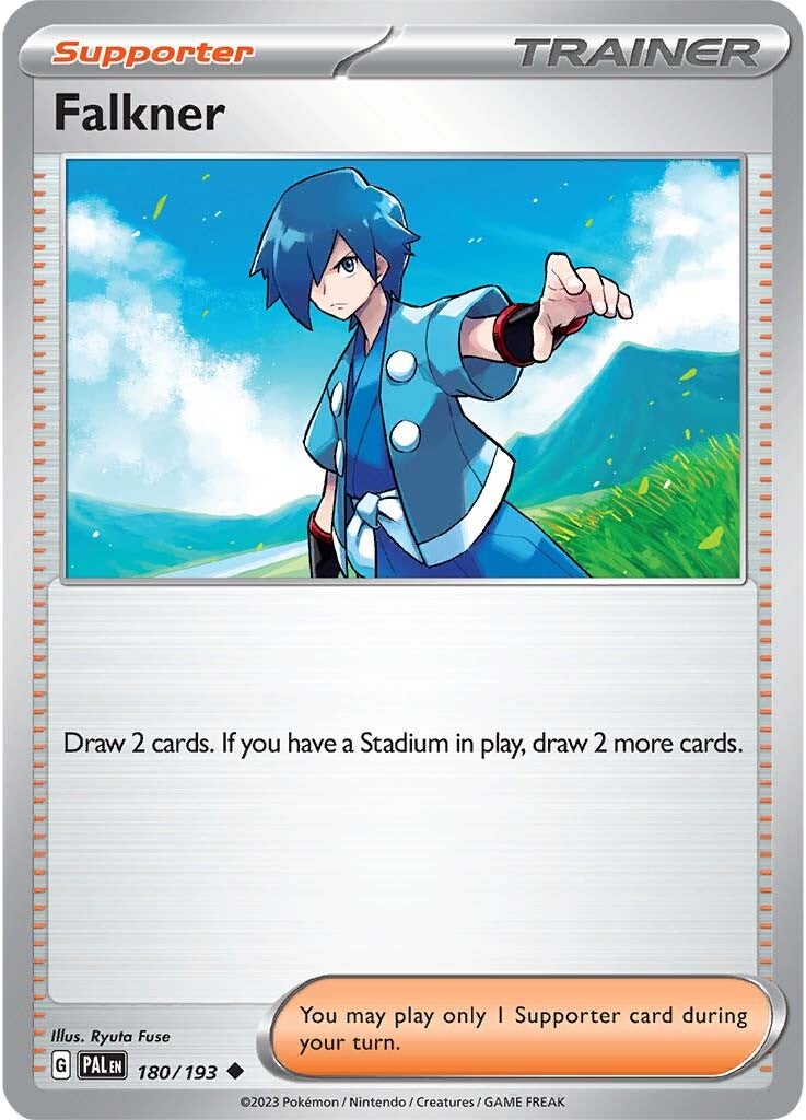 Falkner (180/193) [Scarlet & Violet: Paldea Evolved] | Good Games Adelaide SA