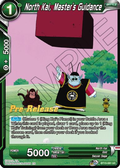 North Kai, Master's Guidance (BT15-081) [Saiyan Showdown Prerelease Promos] | Good Games Adelaide SA