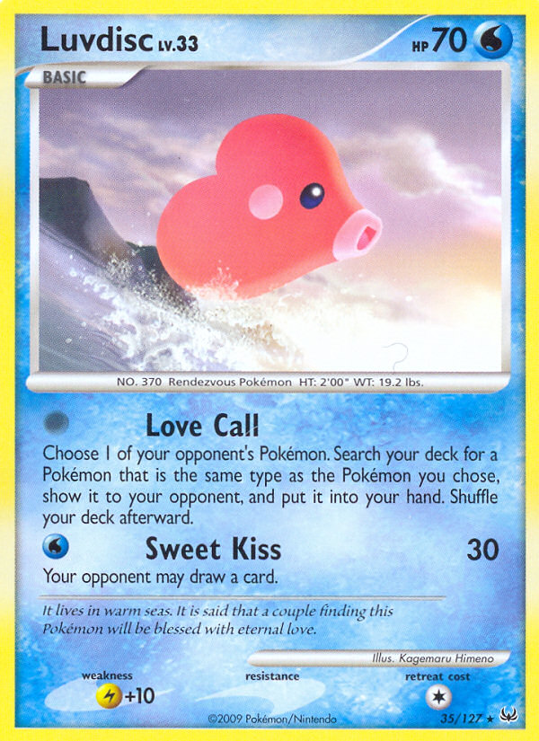 Luvdisc (35/127) [Platinum: Base Set] | Good Games Adelaide SA