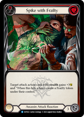 Spike with Frailty (Red) [OUT022] (Outsiders)  Rainbow Foil | Good Games Adelaide SA