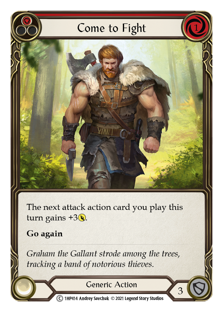 Come to Fight (Red) [1HP414] | Good Games Adelaide SA