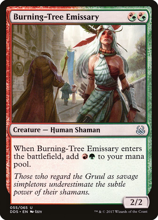 Burning-Tree Emissary [Duel Decks: Mind vs. Might] | Good Games Adelaide SA