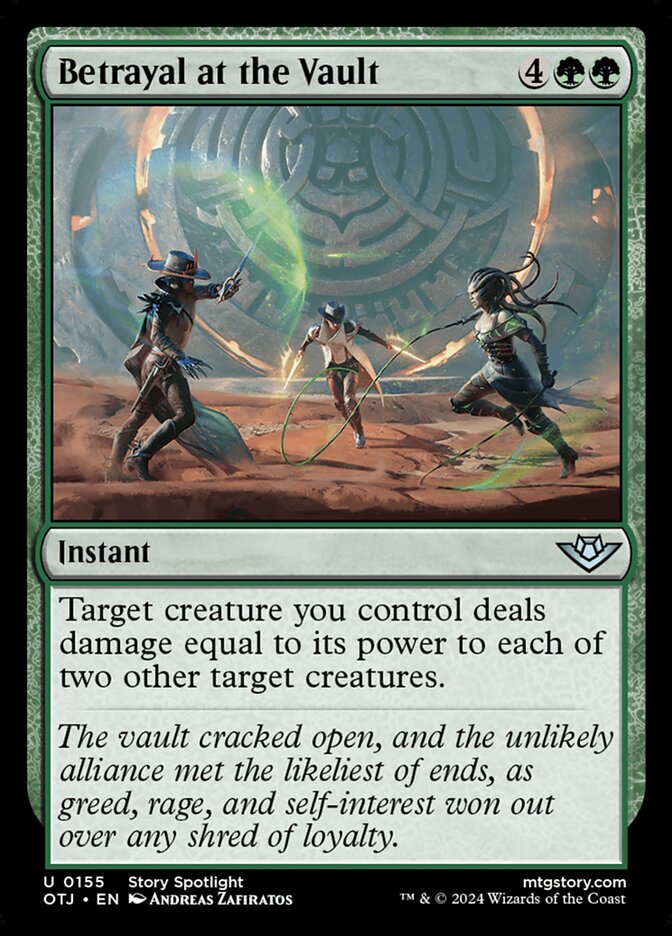 Betrayal at the Vault 155 (Outlaws of Thunder Junction)  - Foil | Good Games Adelaide SA