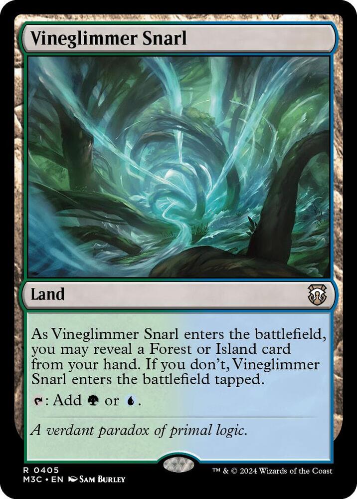 Vineglimmer Snarl 405/411 (Commander: Modern Horizons 3)  - Ripple Foil | Good Games Adelaide SA