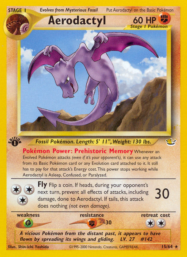 Aerodactyl (15/64) [Neo Revelation 1st Edition] | Good Games Adelaide SA