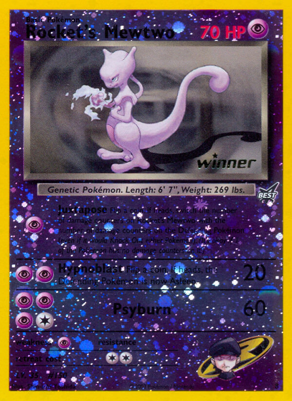 Rocket's Mewtwo (8) [Best of Promos] | Good Games Adelaide SA