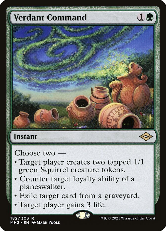 Verdant Command 182 (Modern Horizons 2)  - Foil | Good Games Adelaide SA