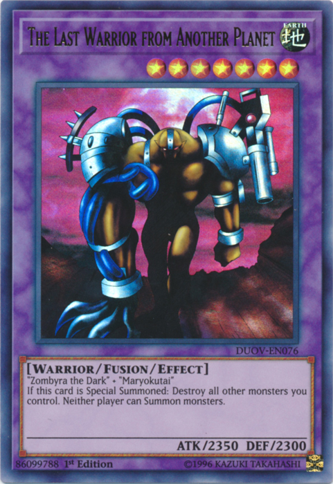 The Last Warrior from Another Planet [DUOV-EN076] Ultra Rare | Good Games Adelaide SA