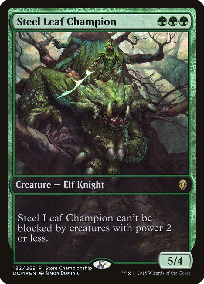 Steel Leaf Champion 182 (Game Day & Store Championship Promos)  - Foil | Good Games Adelaide SA