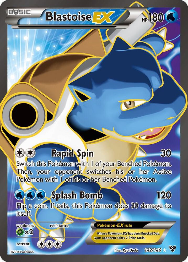 Blastoise EX Full Art 142/146 (XY Base Set)  - Holofoil | Good Games Adelaide SA