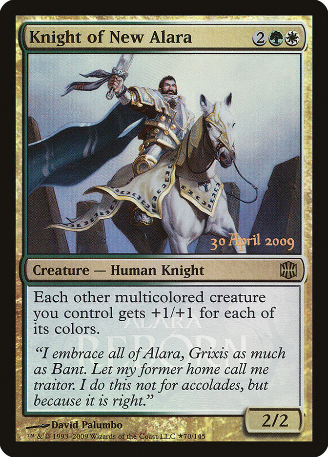 Knight of New Alara (Launch) [Alara Reborn Promos] | Good Games Adelaide SA