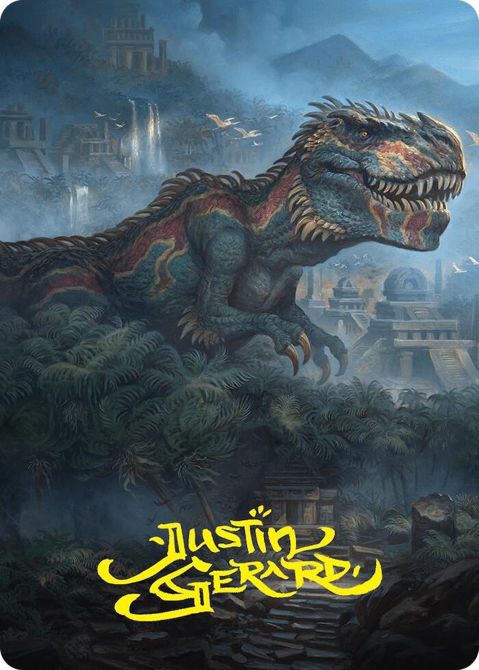 Ghalta Primal Hunger Art Card 41 54 Gold Stamped Signature 41 (Art Series: Foundations)  | Good Games Adelaide SA