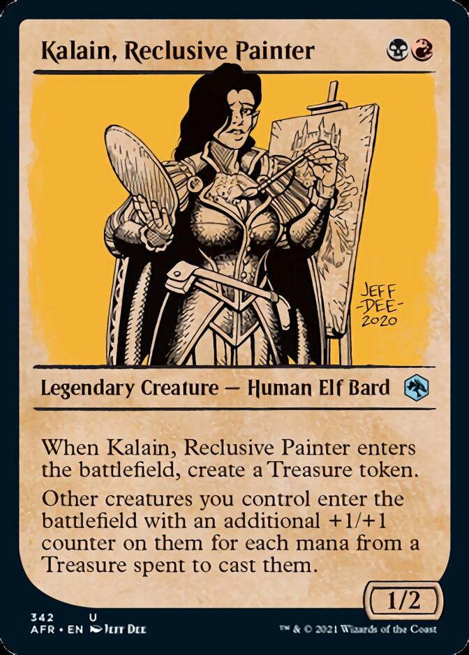 Kalain, Reclusive Painter (Showcase) [Dungeons & Dragons: Adventures in the Forgotten Realms] | Good Games Adelaide SA