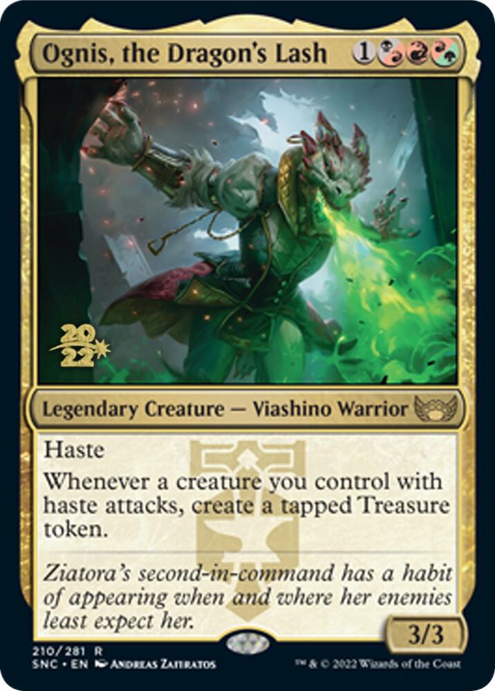 Ognis the Dragons Lash 210 (Prerelease Cards)  - Foil | Good Games Adelaide SA