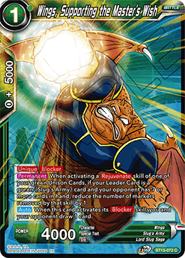 Wings, Supporting the Master's Wish (Common) [BT13-072] | Good Games Adelaide SA