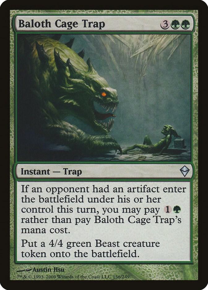 Baloth Cage Trap 156 (Zendikar)  - Foil | Good Games Adelaide SA
