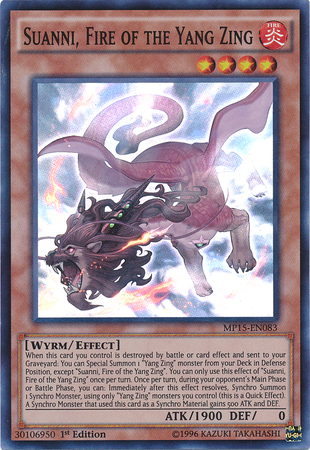 Suanni, Fire of the Yang Zing [MP15-EN083] Super Rare | Good Games Adelaide SA