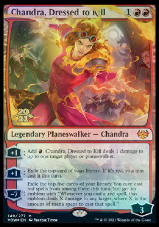 Chandra, Dressed to Kill [Innistrad: Crimson Vow Prerelease Promos] | Good Games Adelaide SA