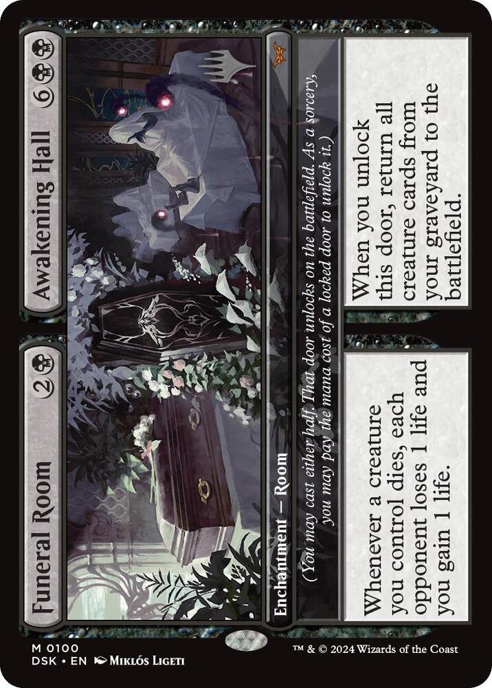 Funeral Room Awakening Hall 100 (Promo Pack: Duskmourn: House of Horror)  | Good Games Adelaide SA