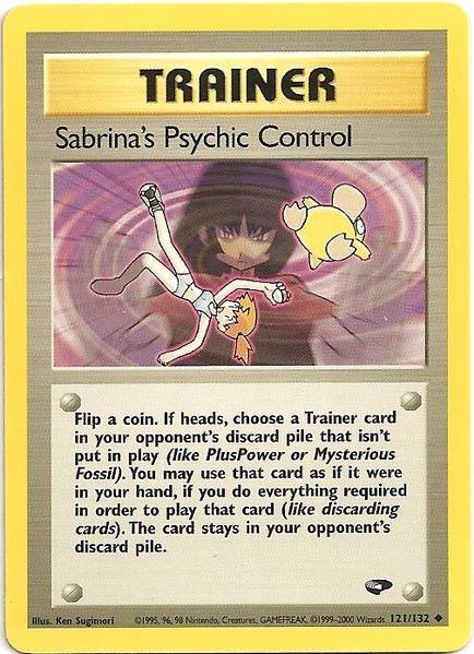 Sabrina's Psychic Control (121/132) [Gym Challenge Unlimited] | Good Games Adelaide SA