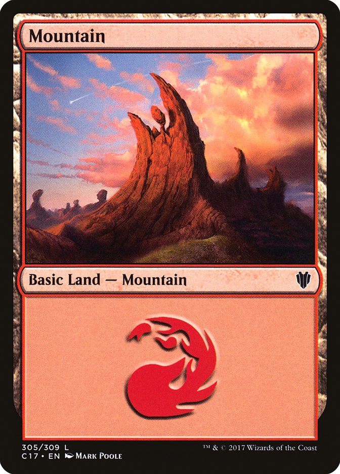 Mountain (305) [Commander 2017] | Good Games Adelaide SA