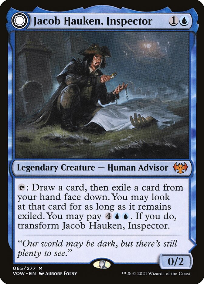 Jacob Hauken, Inspector // Hauken's Insight 65 (Innistrad: Crimson Vow)  | Good Games Adelaide SA