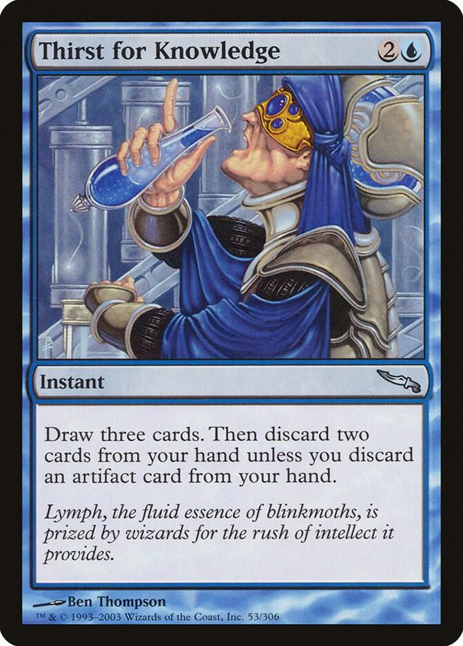 Thirst for Knowledge 53 (Mirrodin)  - Foil | Good Games Adelaide SA
