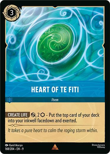 Heart of Te Fiti 168/204 (Fabled)  | Good Games Adelaide SA