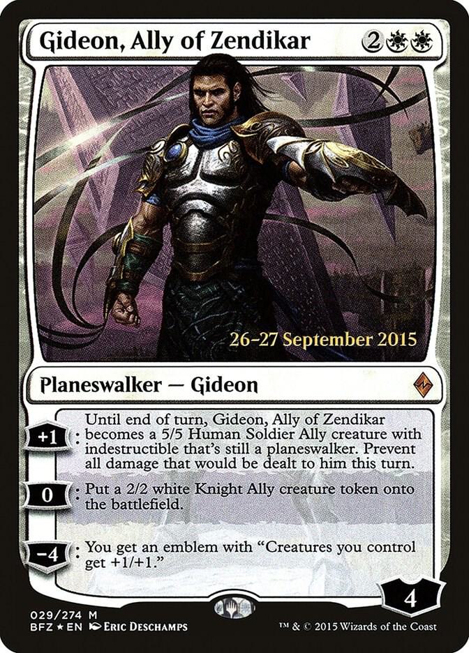 Gideon Ally of Zendikar 29 (Prerelease Cards)  - Foil | Good Games Adelaide SA