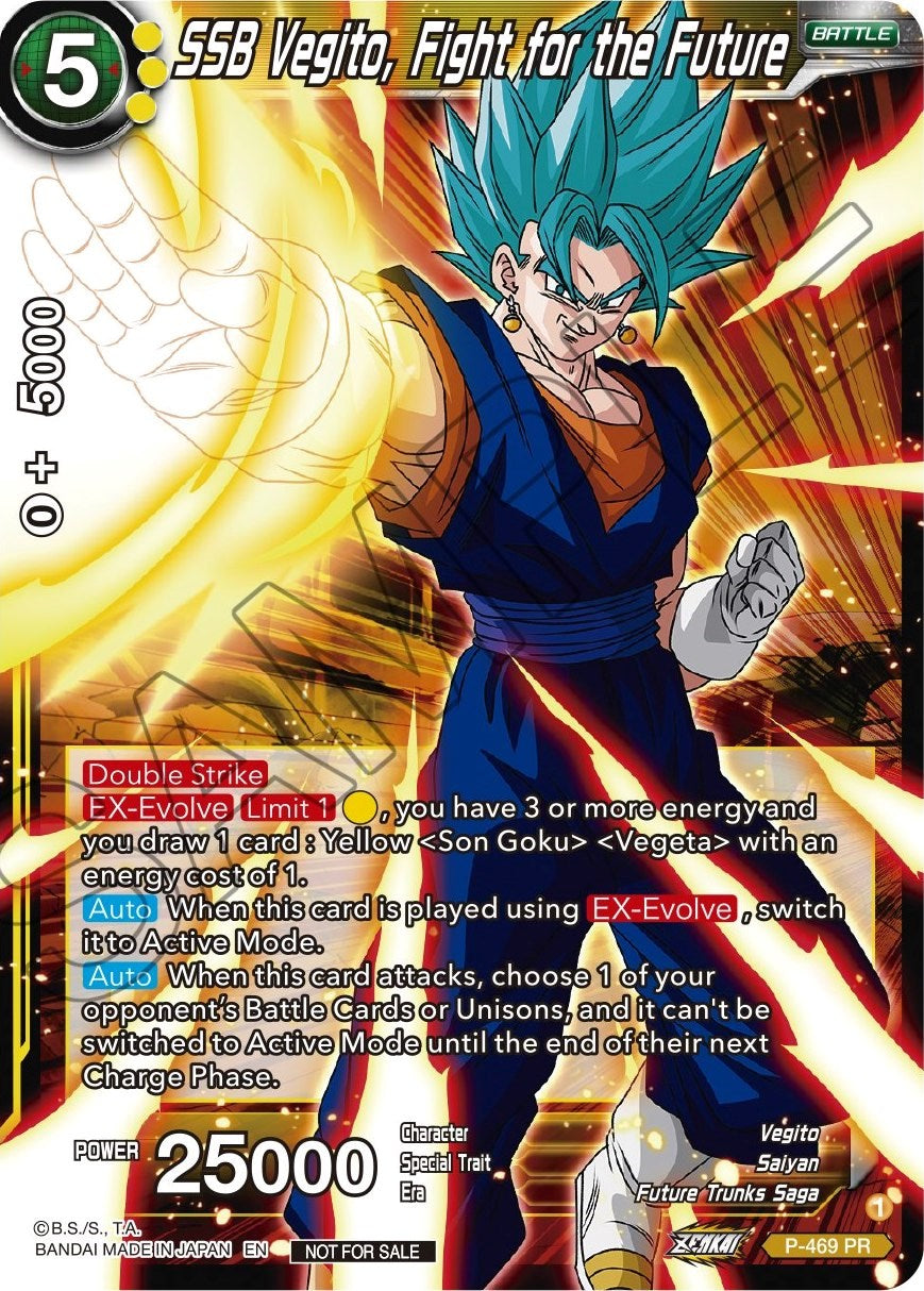 SSB Vegito, Fight for the Future (Z03 Dash Pack) (P-469) [Promotion Cards] | Good Games Adelaide SA
