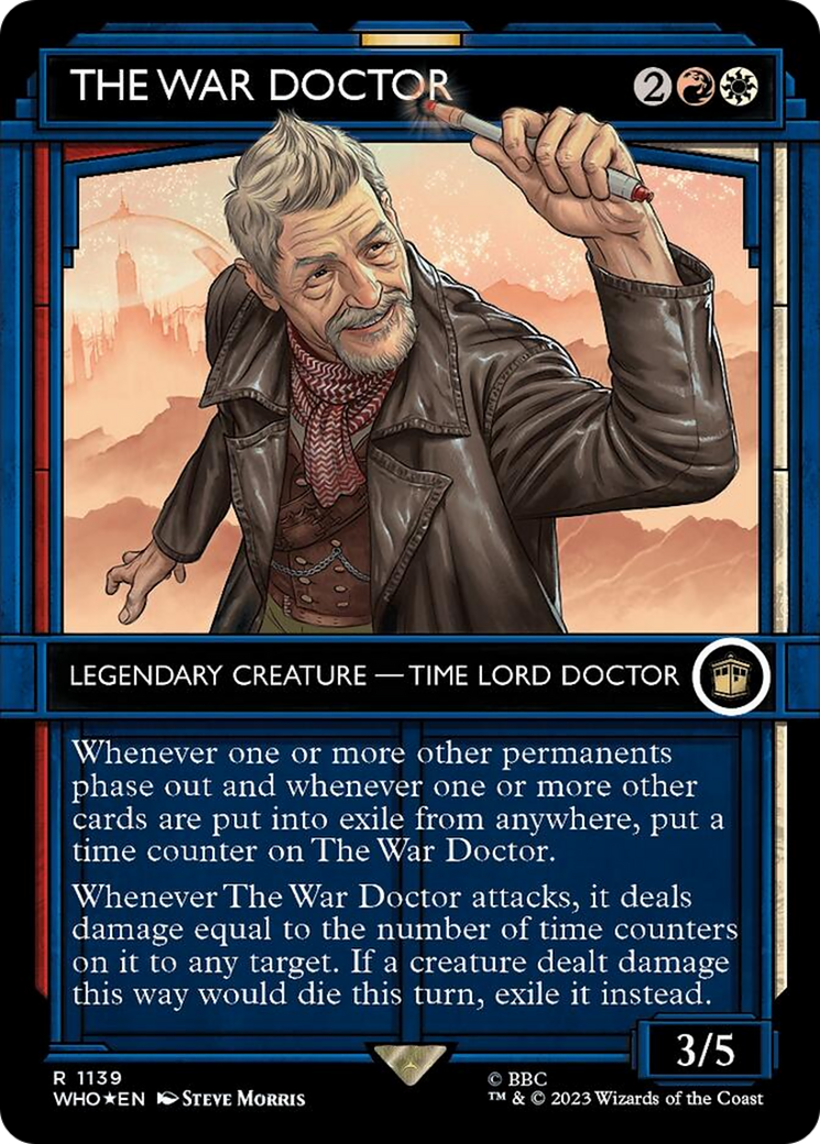 The War Doctor (Showcase) (Surge Foil) [Doctor Who] | Good Games Adelaide SA