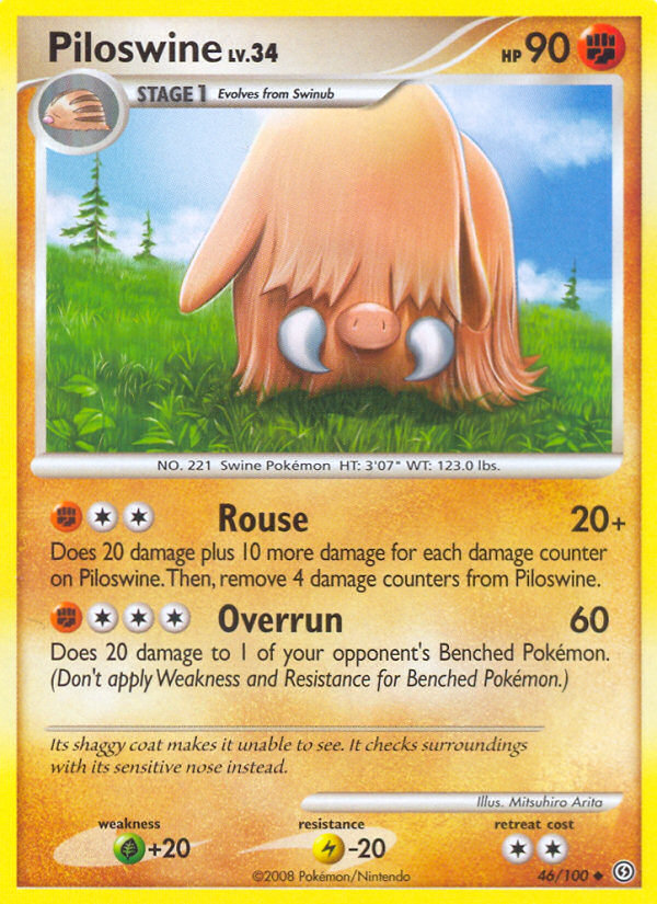 Piloswine (46/100) [Diamond & Pearl: Stormfront] | Good Games Adelaide SA