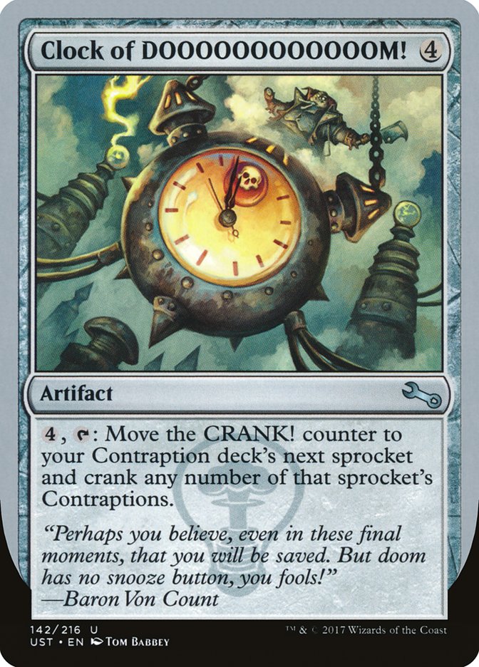 Clock of DOOOOOOOOOOOOM! 142 (Unstable)  - Foil | Good Games Adelaide SA