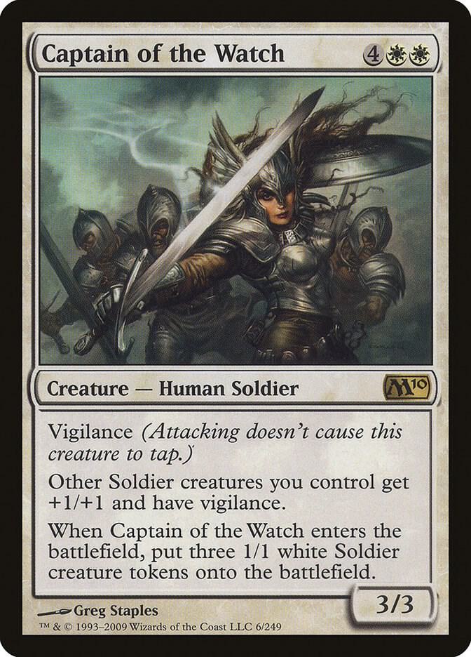 Captain of the Watch 6 (Magic 2010 (M10))  - Foil | Good Games Adelaide SA