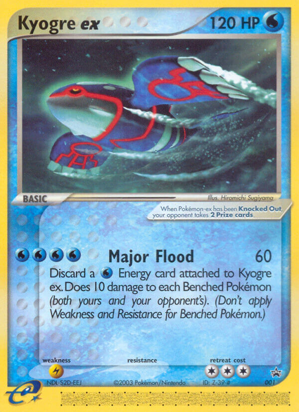Kyogre ex (001) [Nintendo: Black Star Promos] | Good Games Adelaide SA