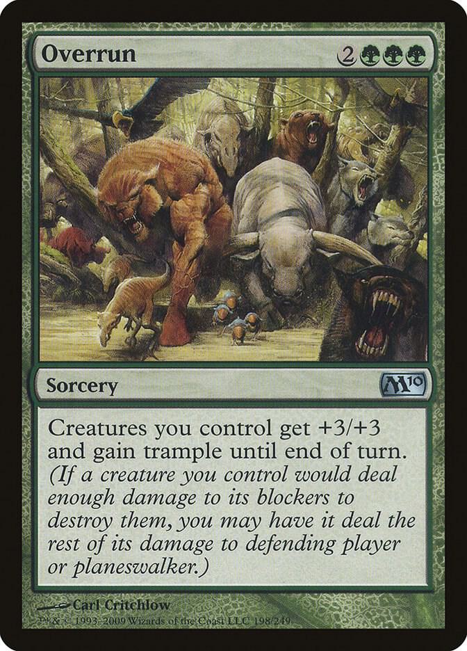 Overrun 198 (Magic 2010 (M10))  - Foil | Good Games Adelaide SA