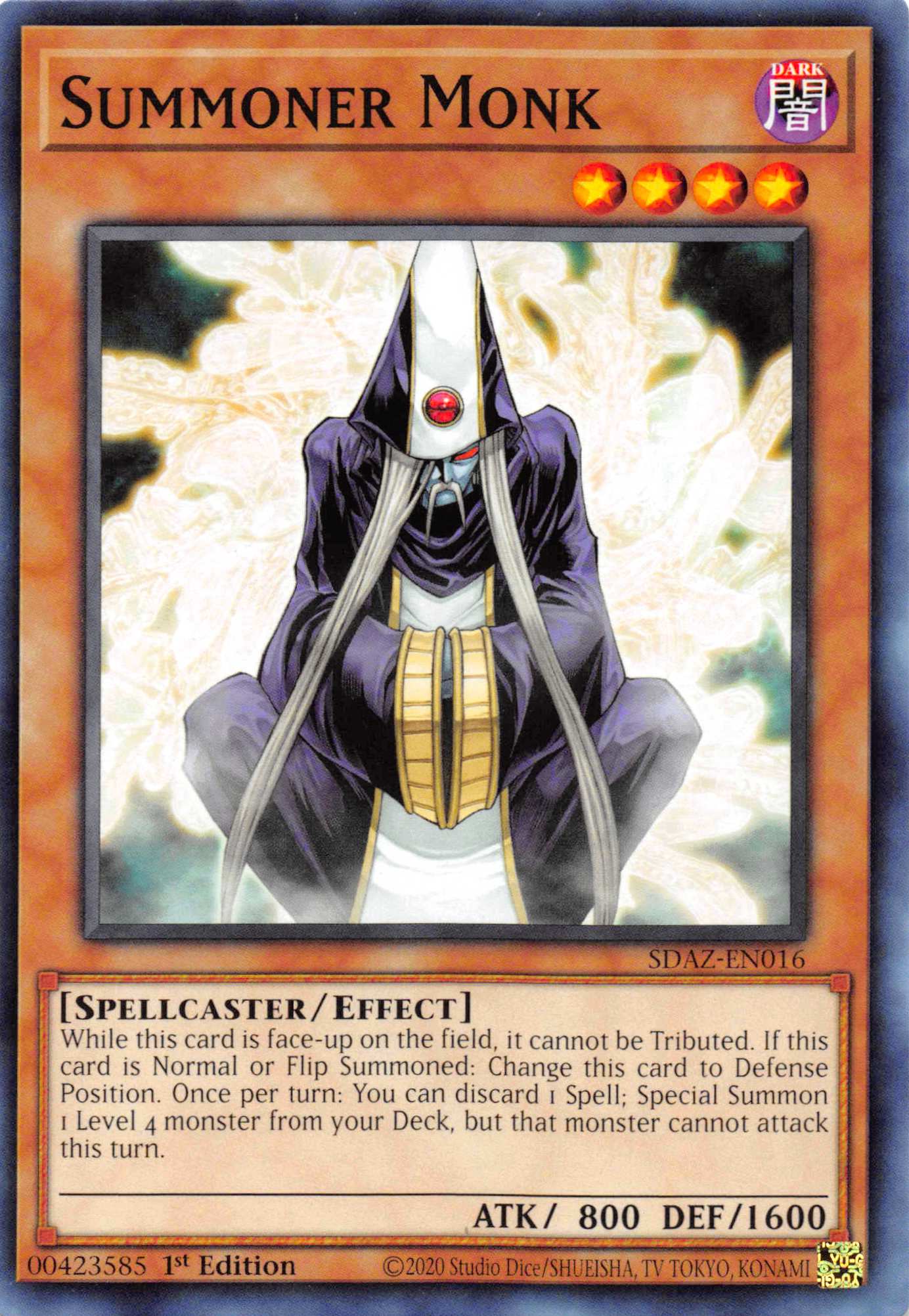 Summoner Monk [SDAZ-EN016] Common | Good Games Adelaide SA