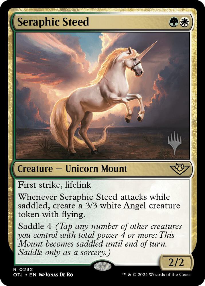Seraphic Steed 232 (Promo Pack: Outlaws of Thunder Junction)  | Good Games Adelaide SA