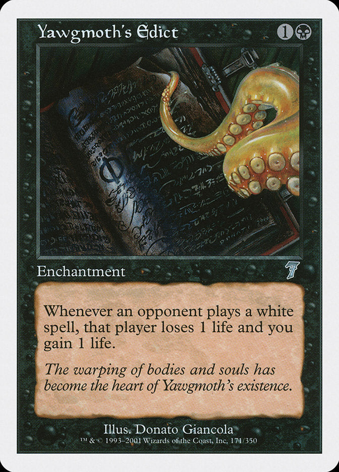 Yawgmoth's Edict 171 (7th Edition)  | Good Games Adelaide SA